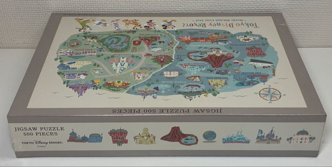 未開封 東京ディズニーリゾート 500ピース パズル パークマップ