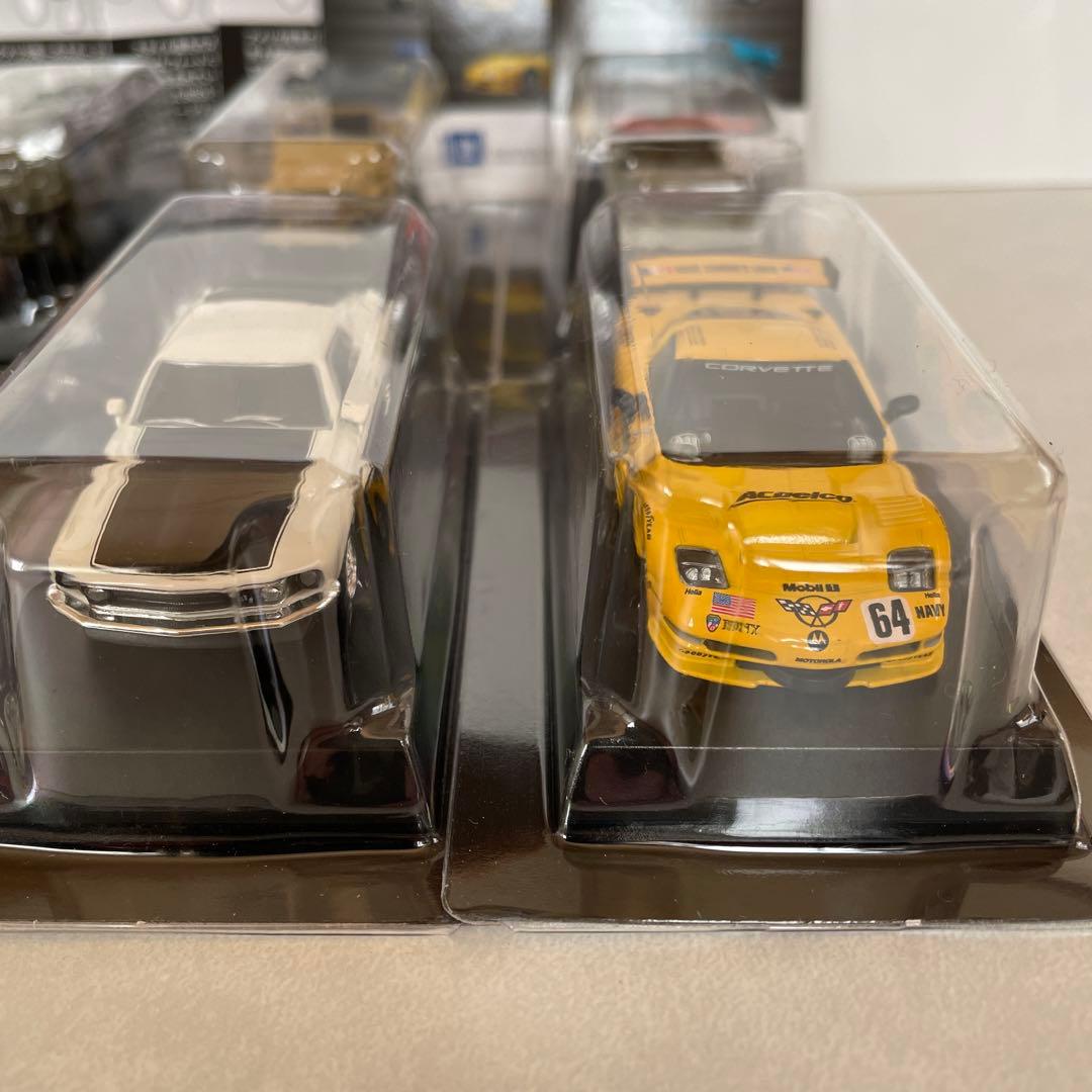 京商 1/64 USAスポーツカー 10台(コルベット，マッハ1，マスタング等)