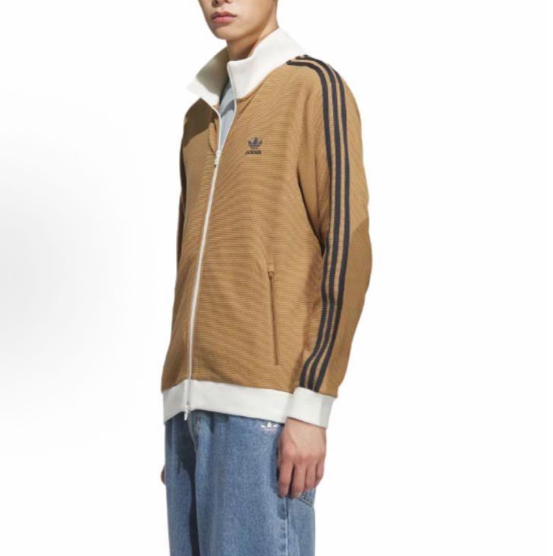 新品M adidas 長袖ジャケット ブラウン　KB8952