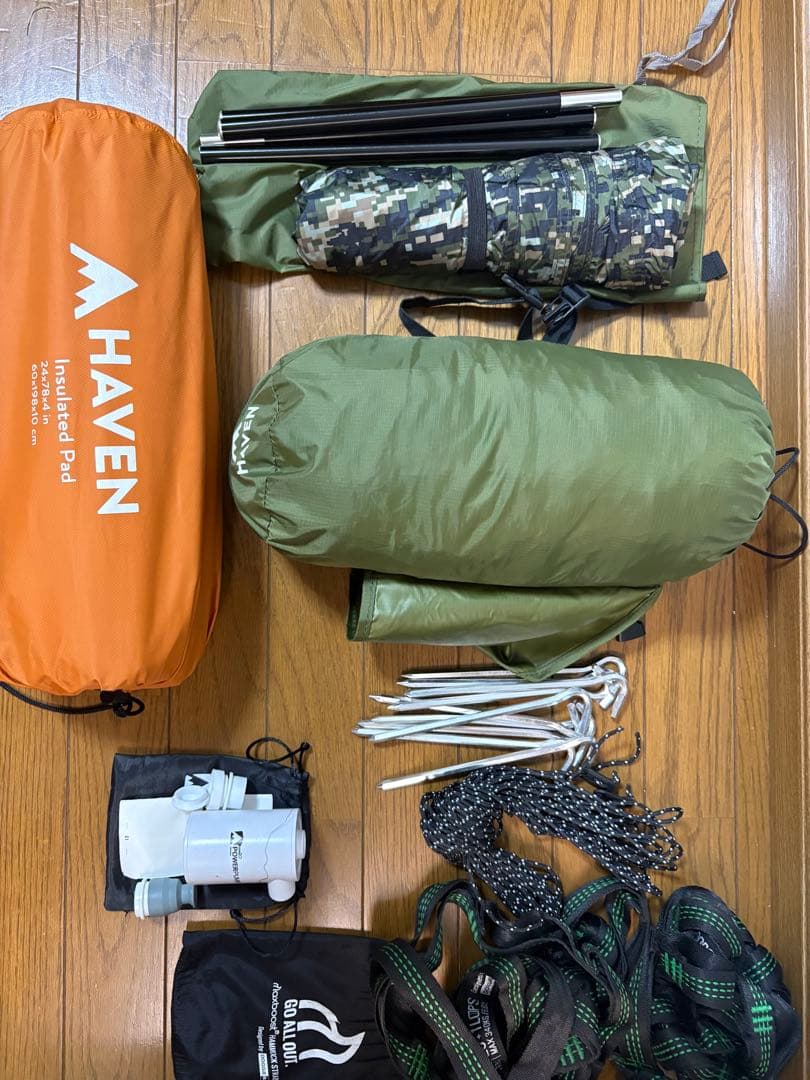 ヘブンテント　スタンダード　フォレストカモ