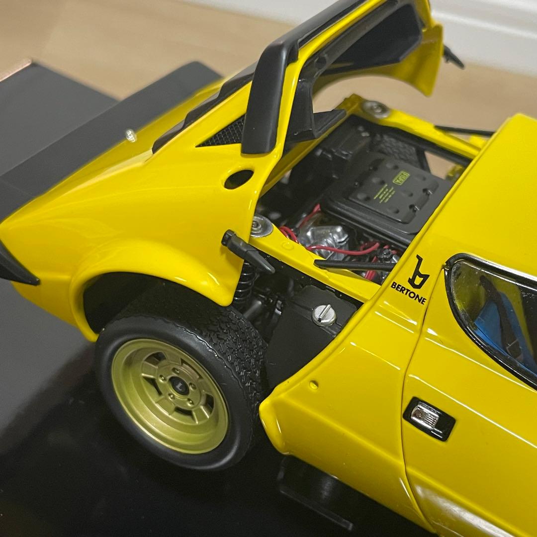 J*1様 京商 1/18 ランチア ストラトス HF イエロー