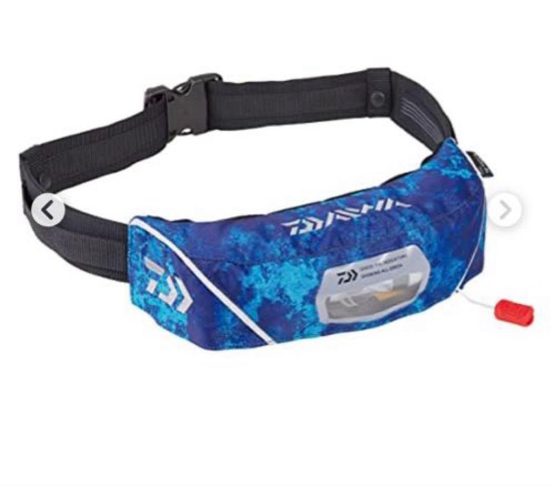 ダイワ DF-2222 インフレータブルライフジャケット（ウエストタイプ）