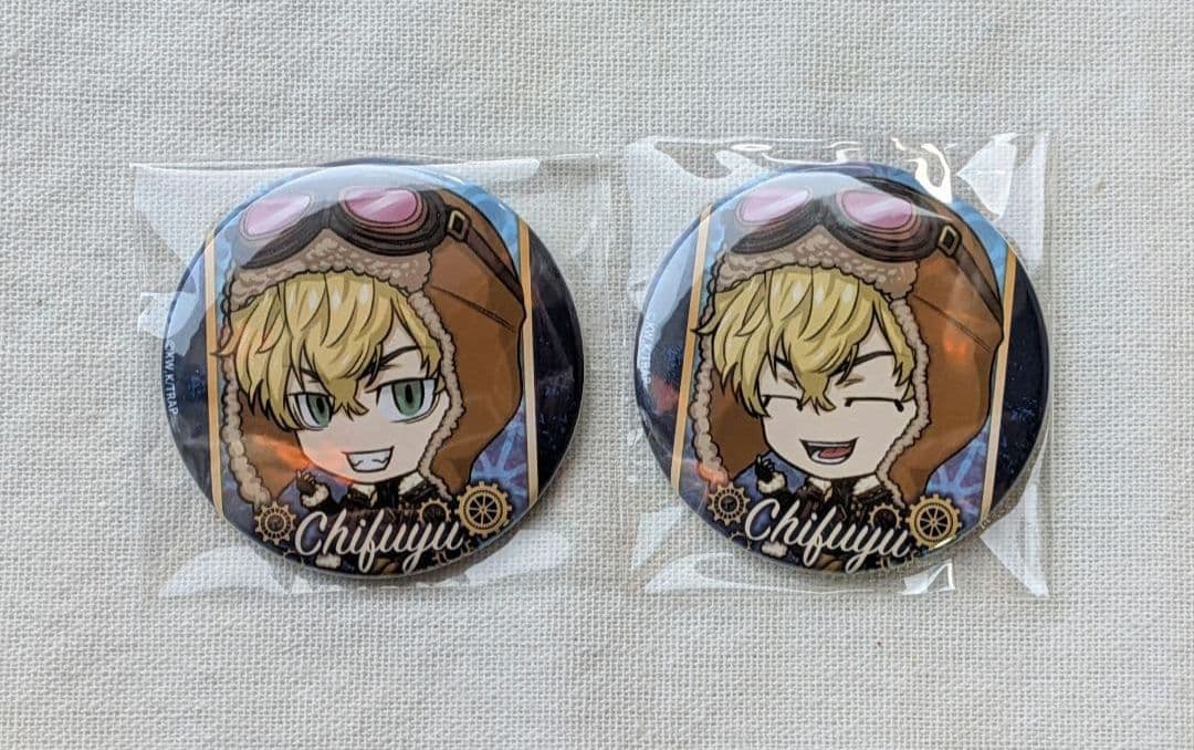 東京リベンジャーズ　ぱずりべ　スチームパンク　缶バッジセット　松野千冬