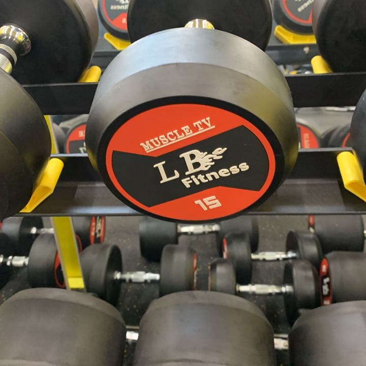 ラバーダンベル　32.5kg 2個