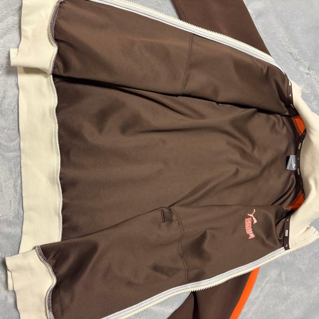 PUMAプーマ セットアップ トラックジャケット 茶ブラウン