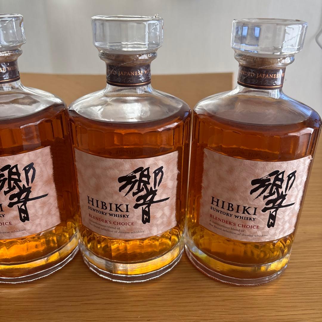 響　ブレンダーズチョイス3本　ジャパニーズハーモニー1本