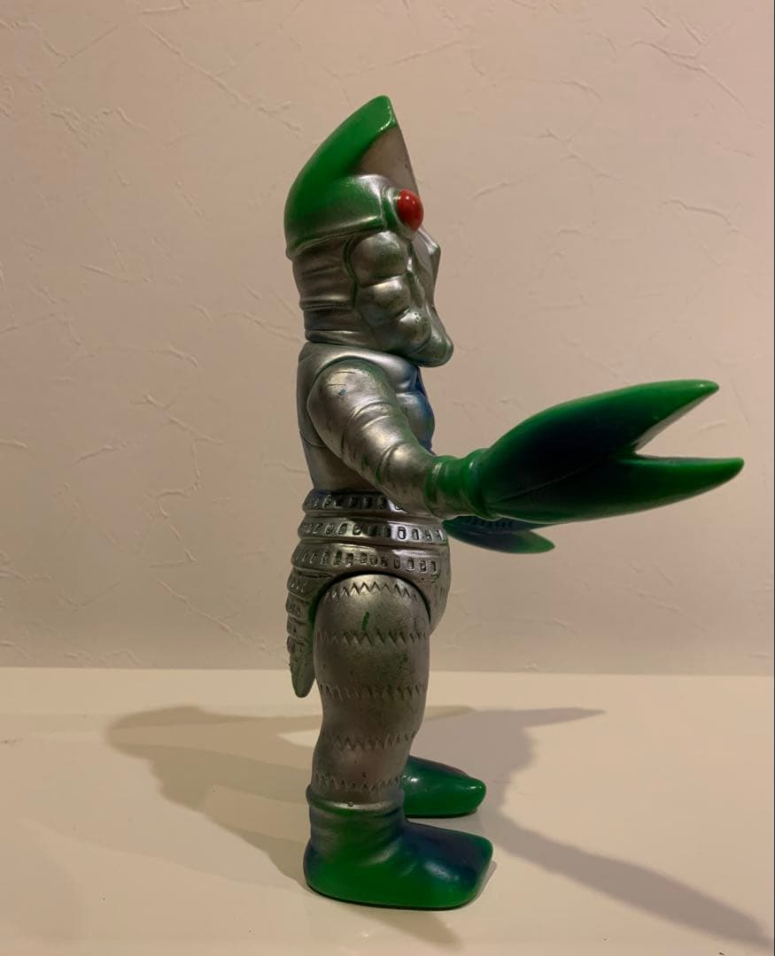 マルサン　バルタン星人　ソフビ　当時物　ブルマァク　スタンダードサイズ