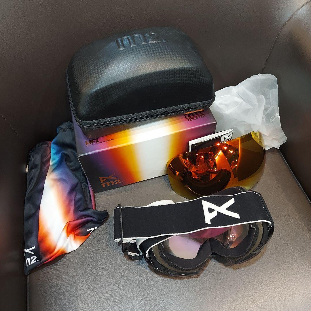 美品 アノンANON(バートンBURTON) M2スノーボード スキーゴーグル