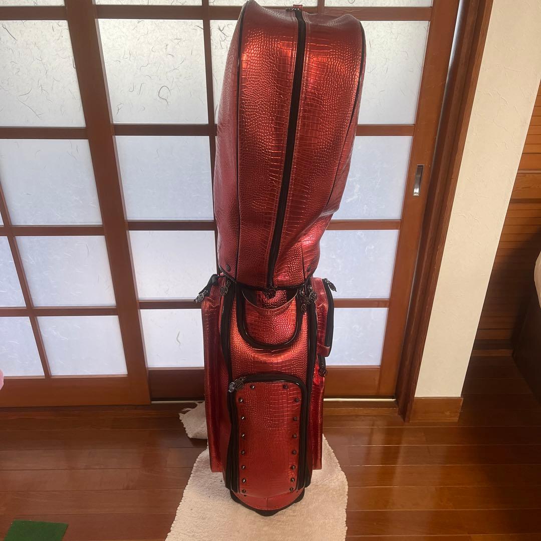 Dance With Dragon ゴルフバッグ レッド