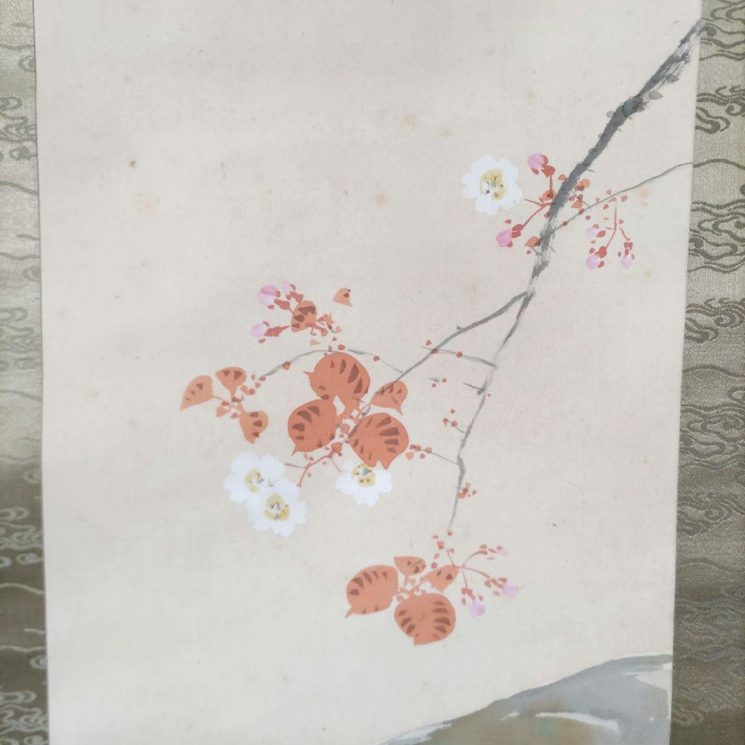 桜花、鳥の図　梅斎　Y177