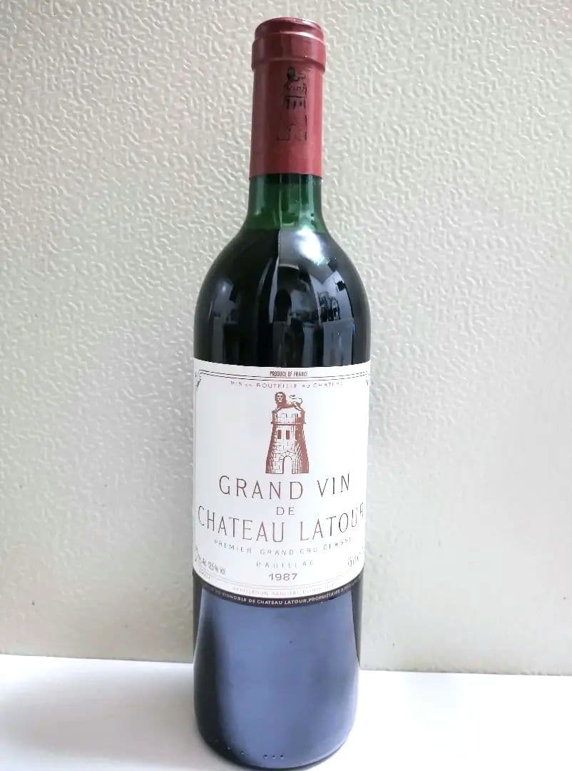 未開栓 シャトーラトゥール1987 750ml