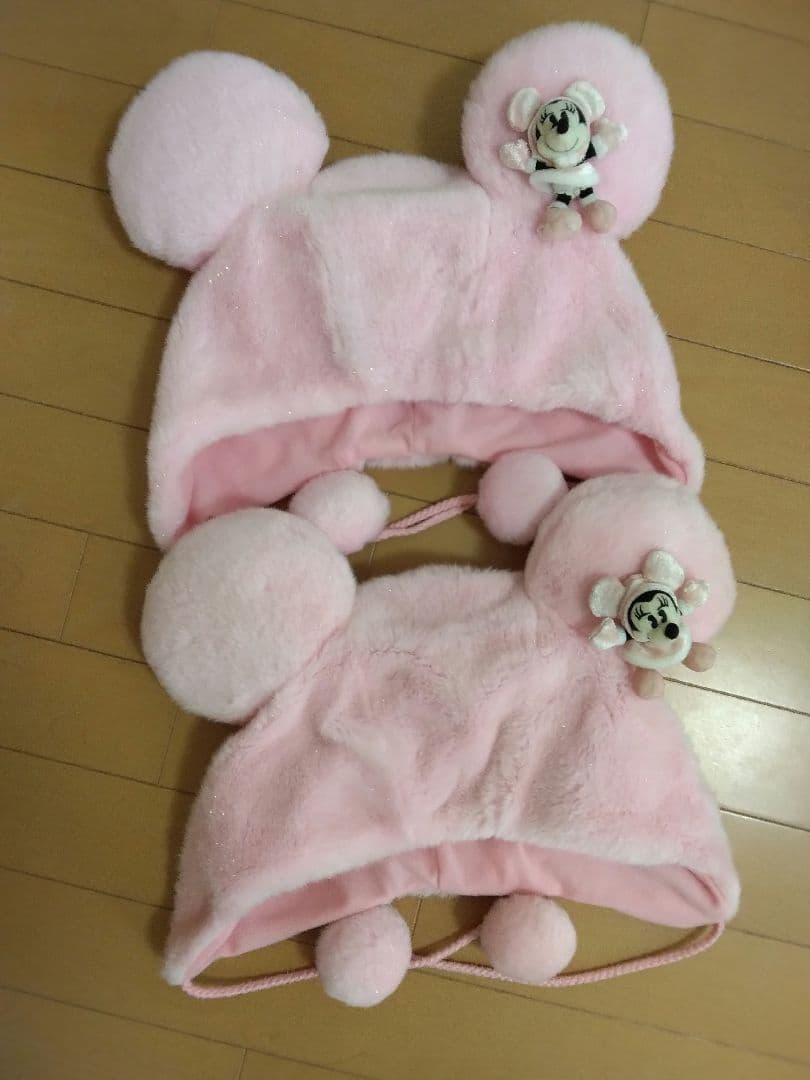 東京ディズニーリゾート ミニーマウス帽子 廃盤　レア　ピンク