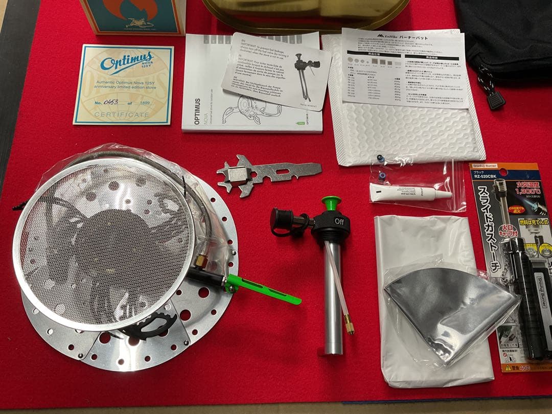 OPTIMUS NOVA 125Y限定販売記念モデル新品未使用未点火付属品多数付