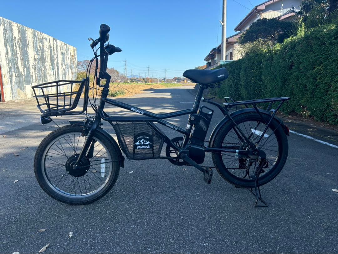 電動アシスト自転車ペット乗せる peltech