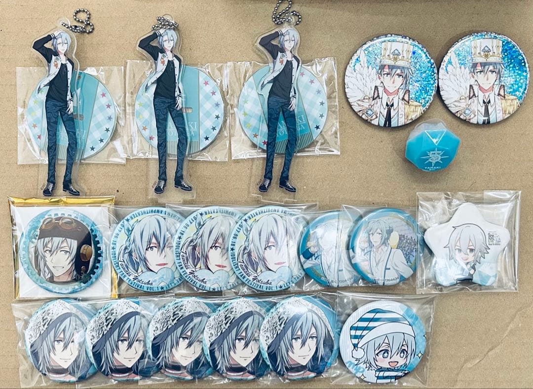 IDOLiSH7 アイドリッシュセブン 四葉環 缶バッジ リングライト アクスタ