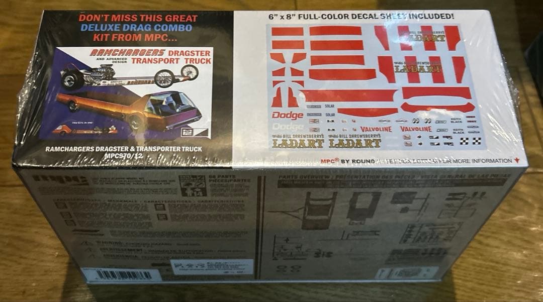 【未組立】1/25スケール L.A. Dart ウィールスタンダー・ドラッグカー