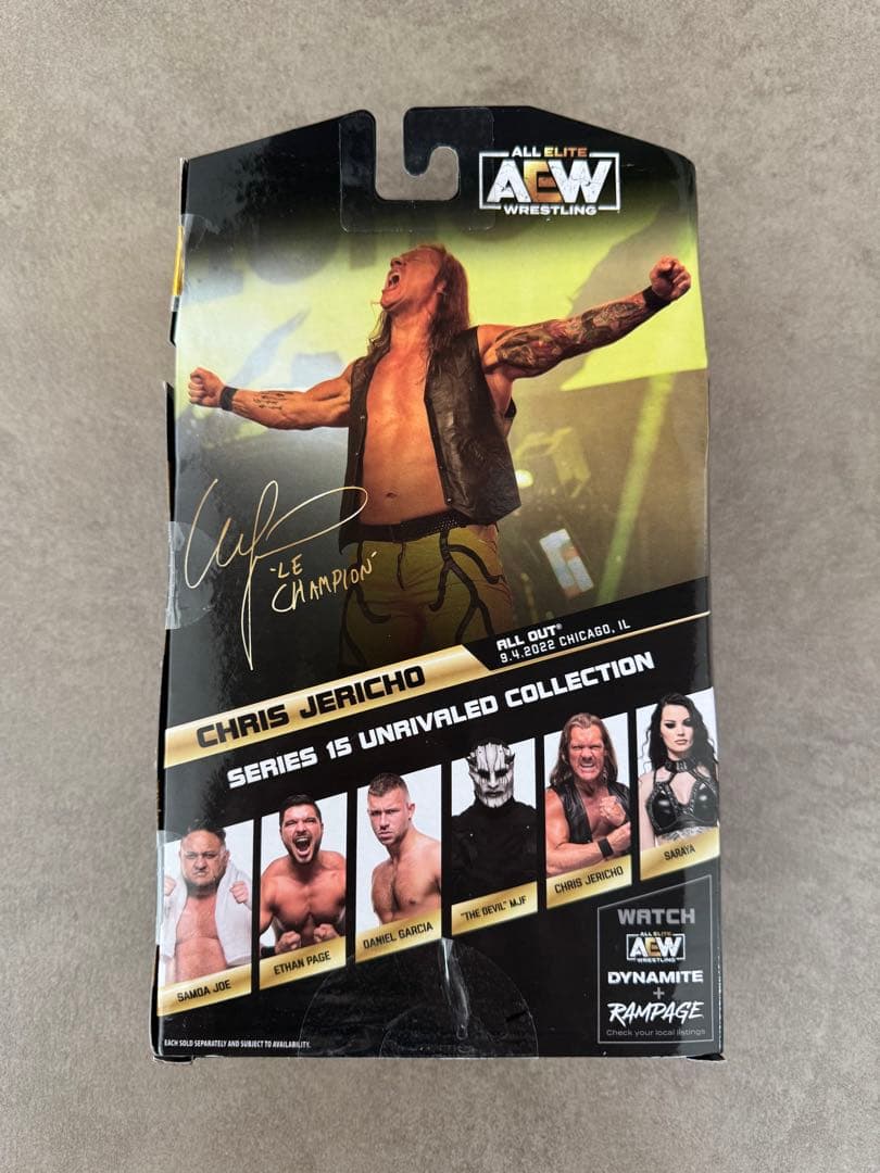 【日本未発売】AEW Chris Jericho フィギュア　未開封