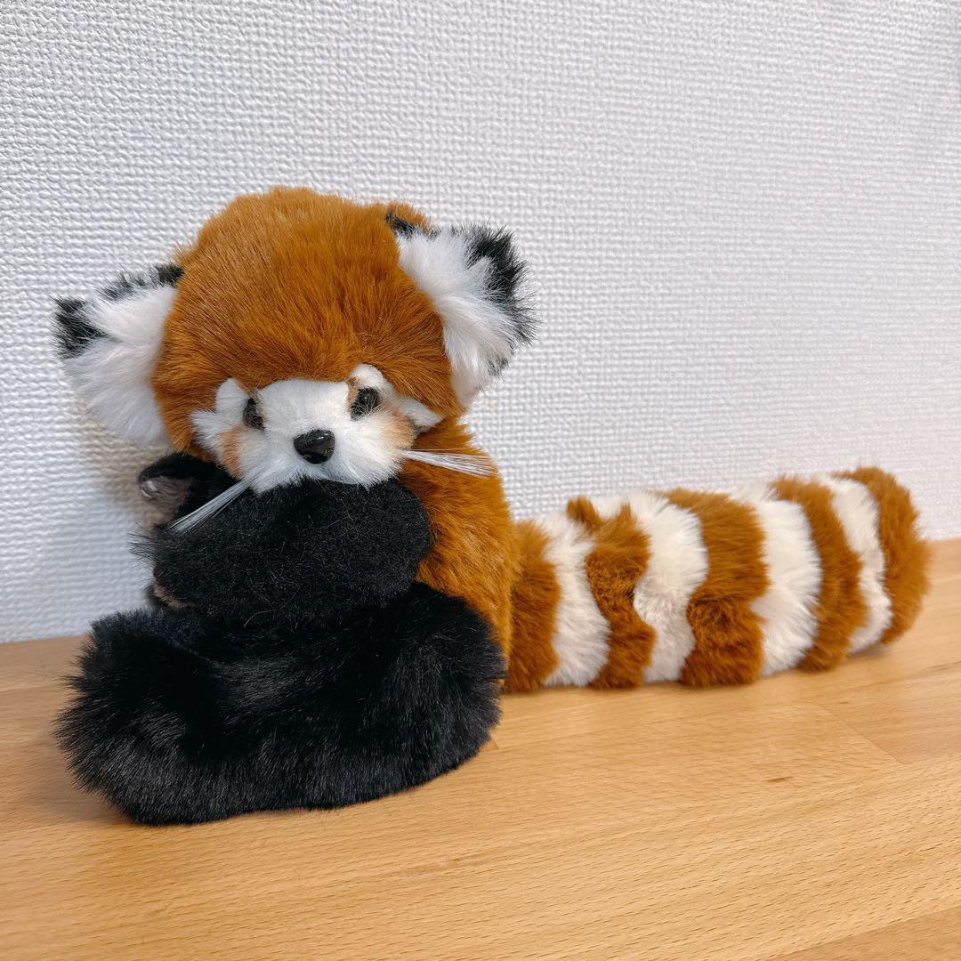 レッサーパンダ ぬいぐるみ 海外作家様 ハンドメイド テディベア　手作り　C