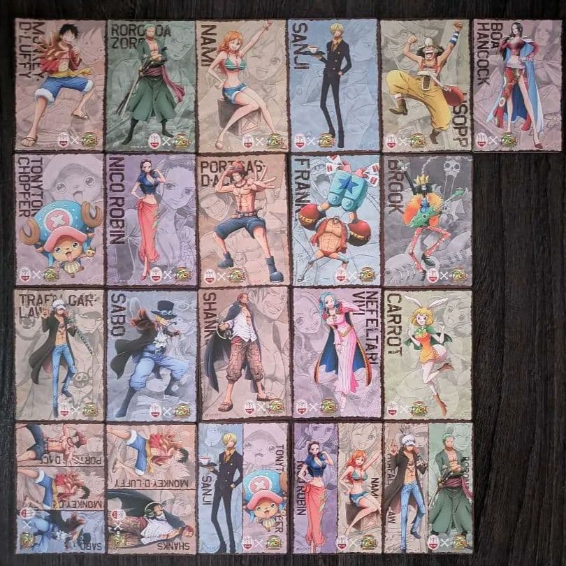 ワンピース　なか卯　コラボ　カード　21枚