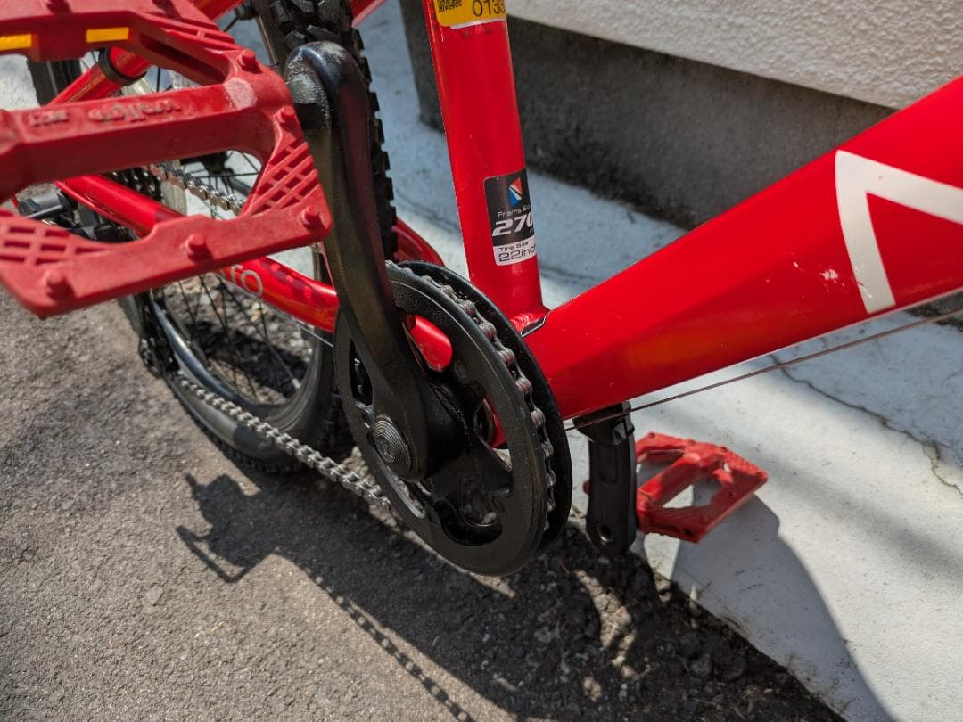 NESTO　X-VALLEY KID22　一部パーツアップグレード 22インチ