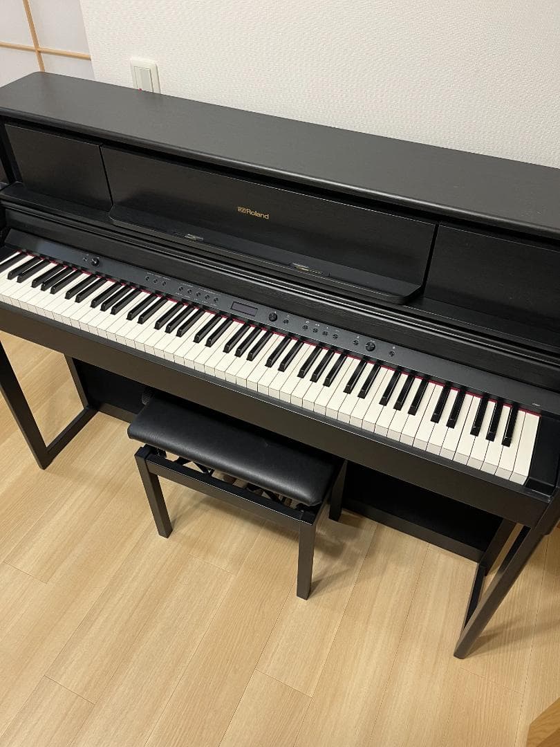 【中古美品】Roland 電子ピアノ LX705-GPKR 黒木目調 19年製