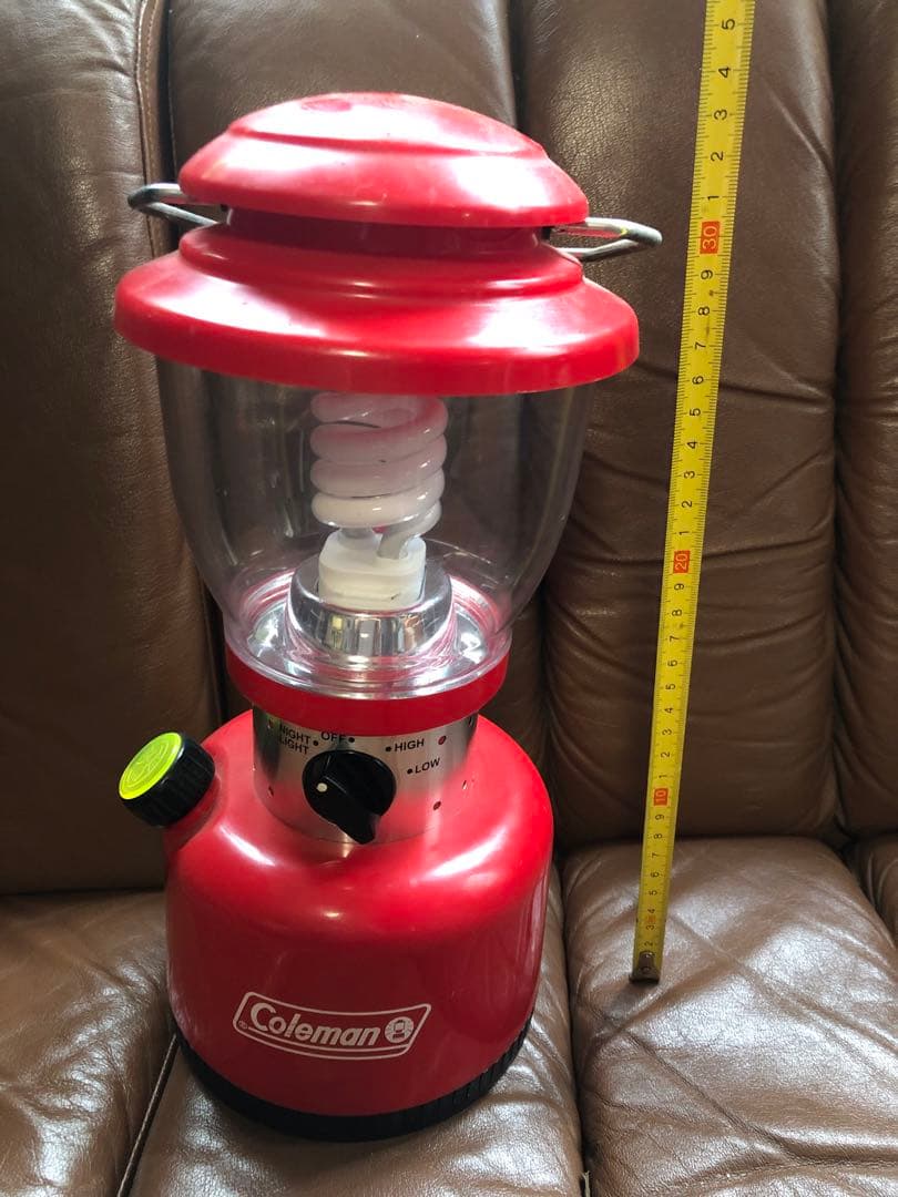 Coleman ランタンセット 赤 緑　2個セット