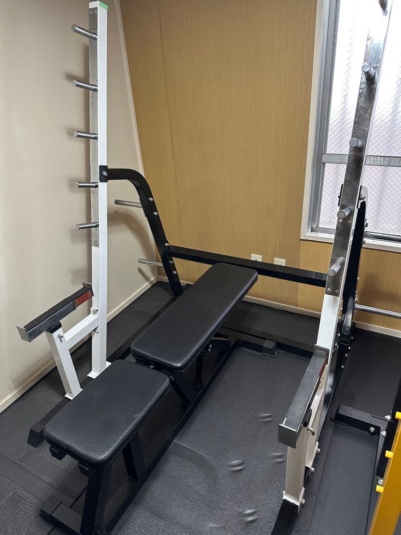 アイロテック　バーベルラック ベンチ付　直接受取限定