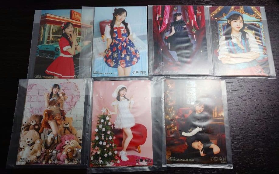 小栗有以　月別生写真　29種（24.7.vol2〜25.12.vo2の期間）