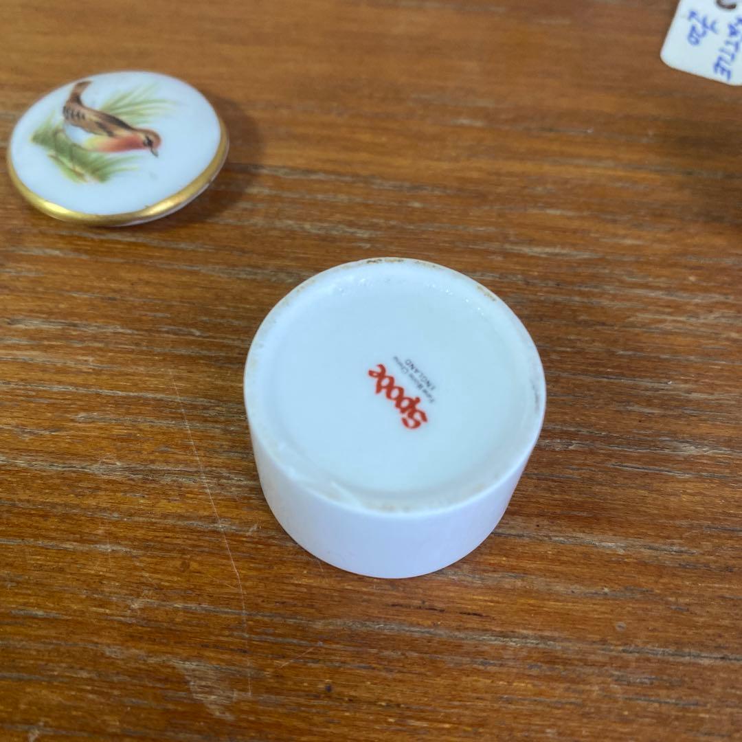 英国　スポード バード　野鳥　ミニチュア　ロビン　6点セット　箱無し