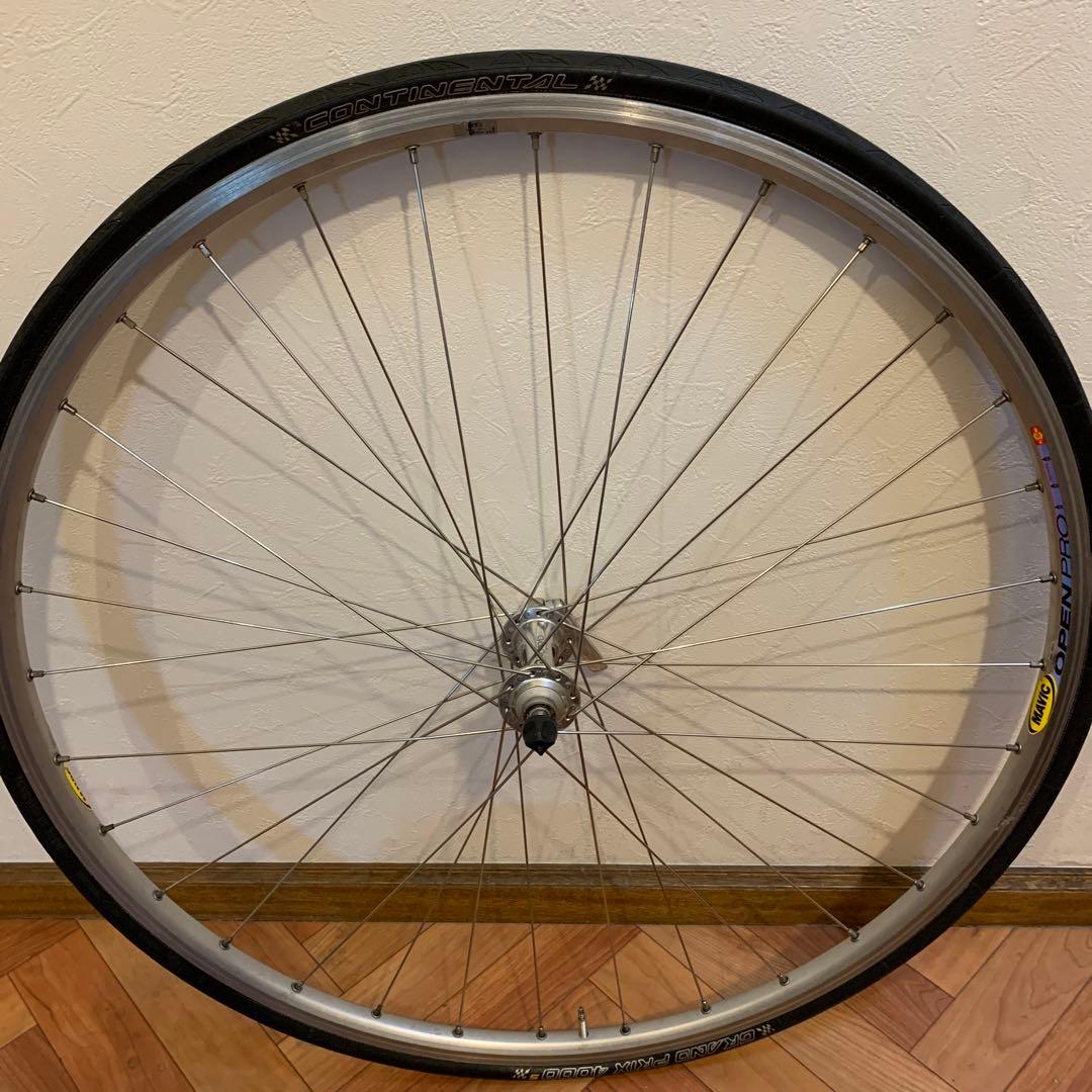 Mavic open pro 32h フロントホイール Cycleopsハブ