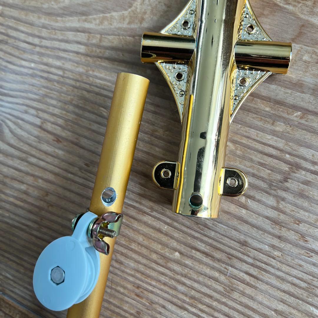 岡本太郎　こいのぼり　ベランダ