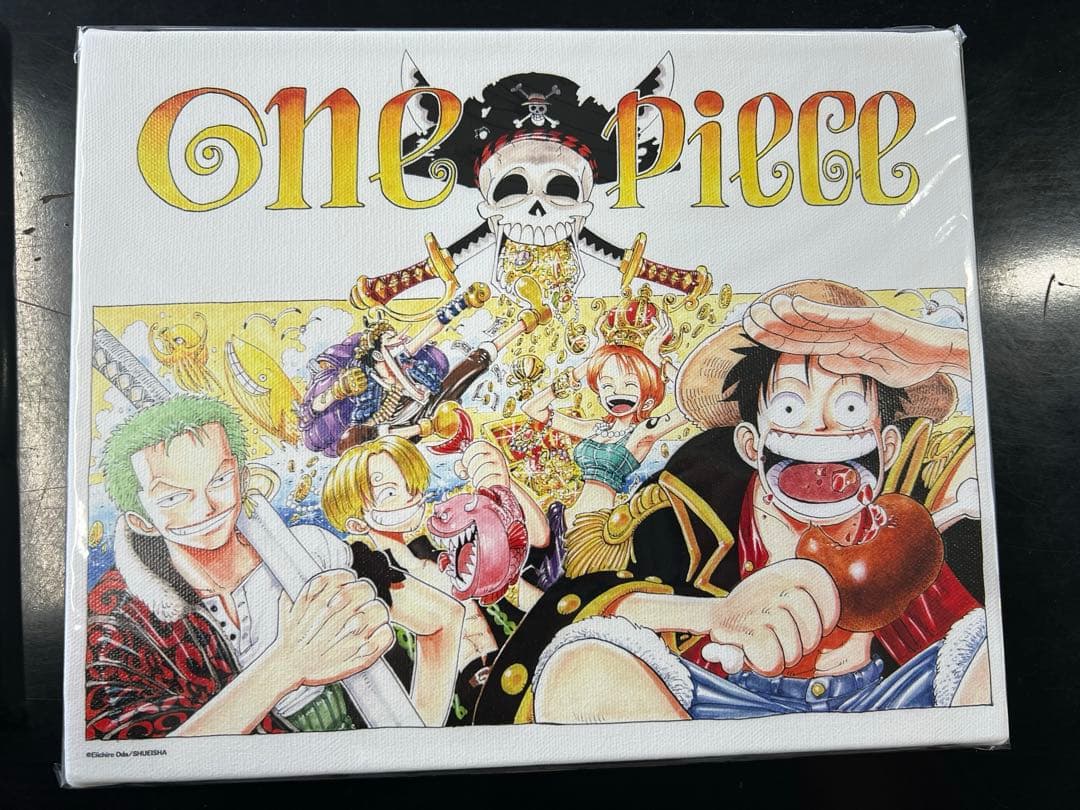希少ワンピースキャンバスアート　100・1000話巻頭カラー　新品未開封