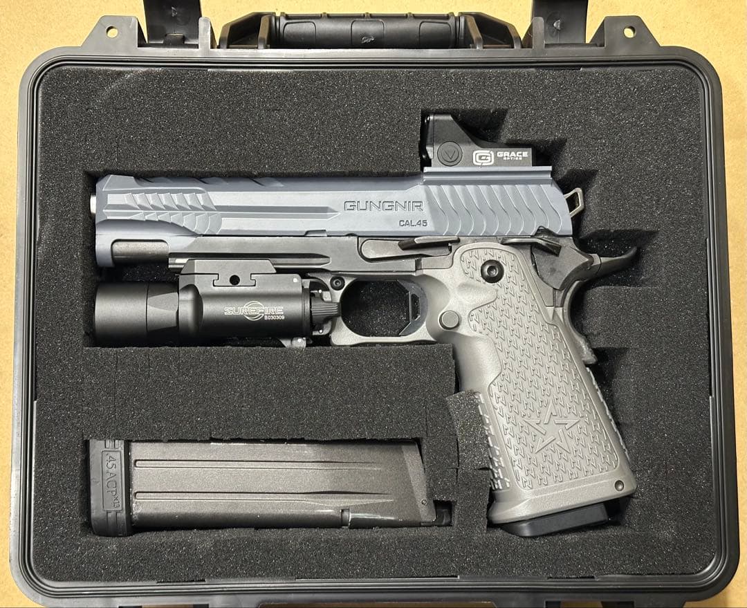 東京マルイ ハイキャパ5.1 ガングニールカスタム ガスブローバック