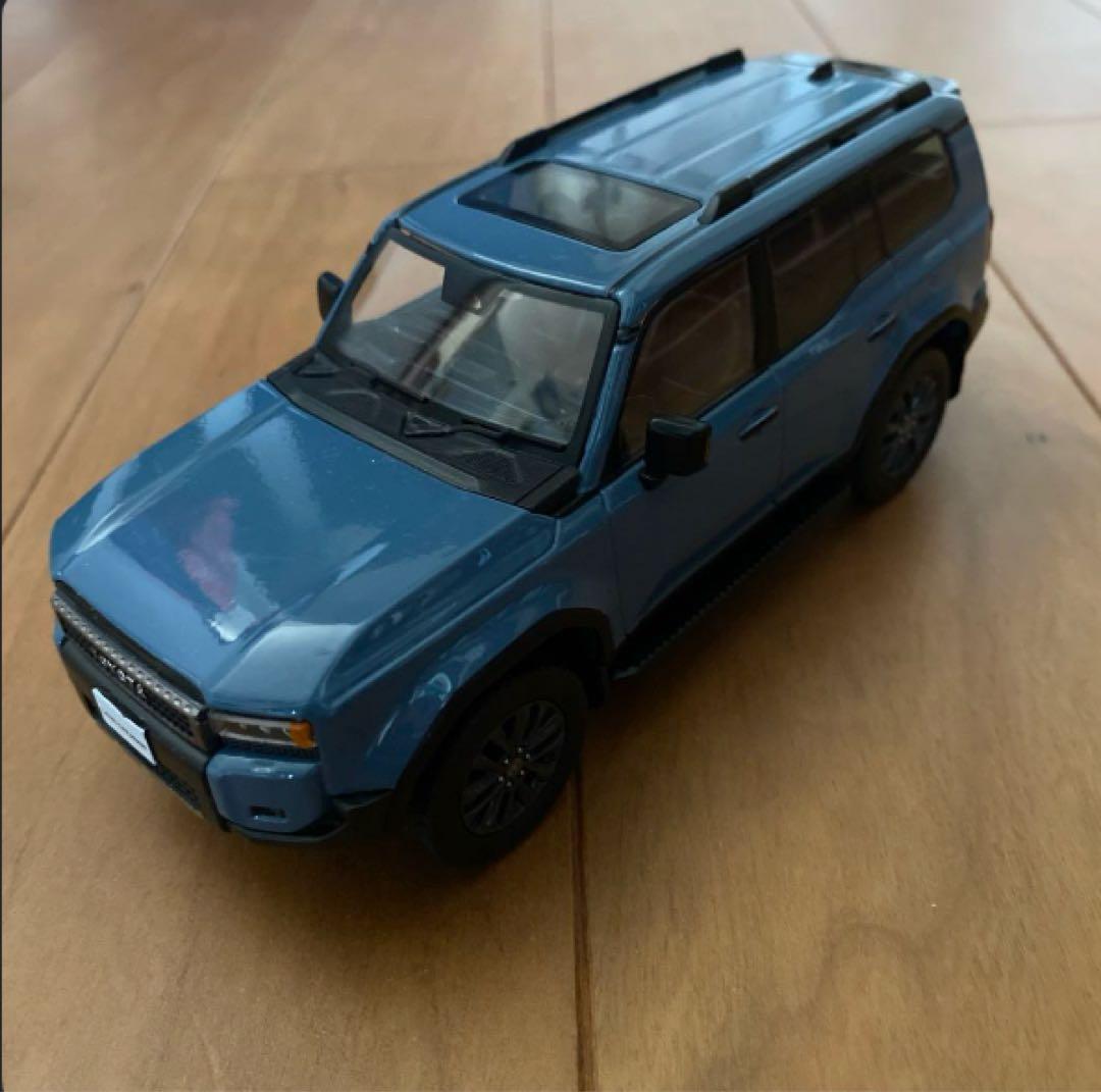 トヨタ 新型　ランドクルーザー250 カラーサンプルミニカー スモーキーブルー