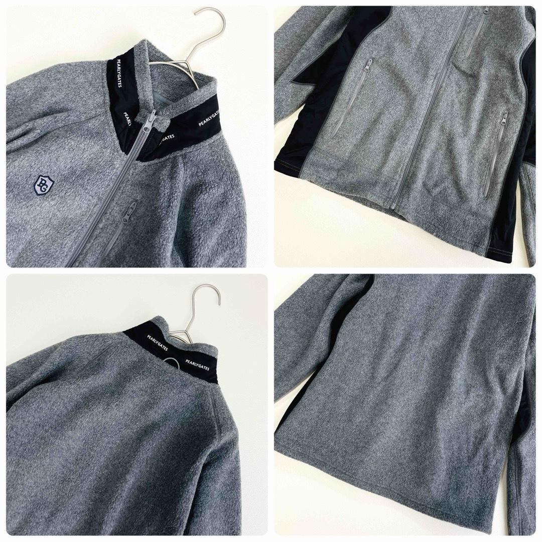 6556【美品】パーリーゲイツ　レインジャケット　フリース　2枚セット 袖脱着可