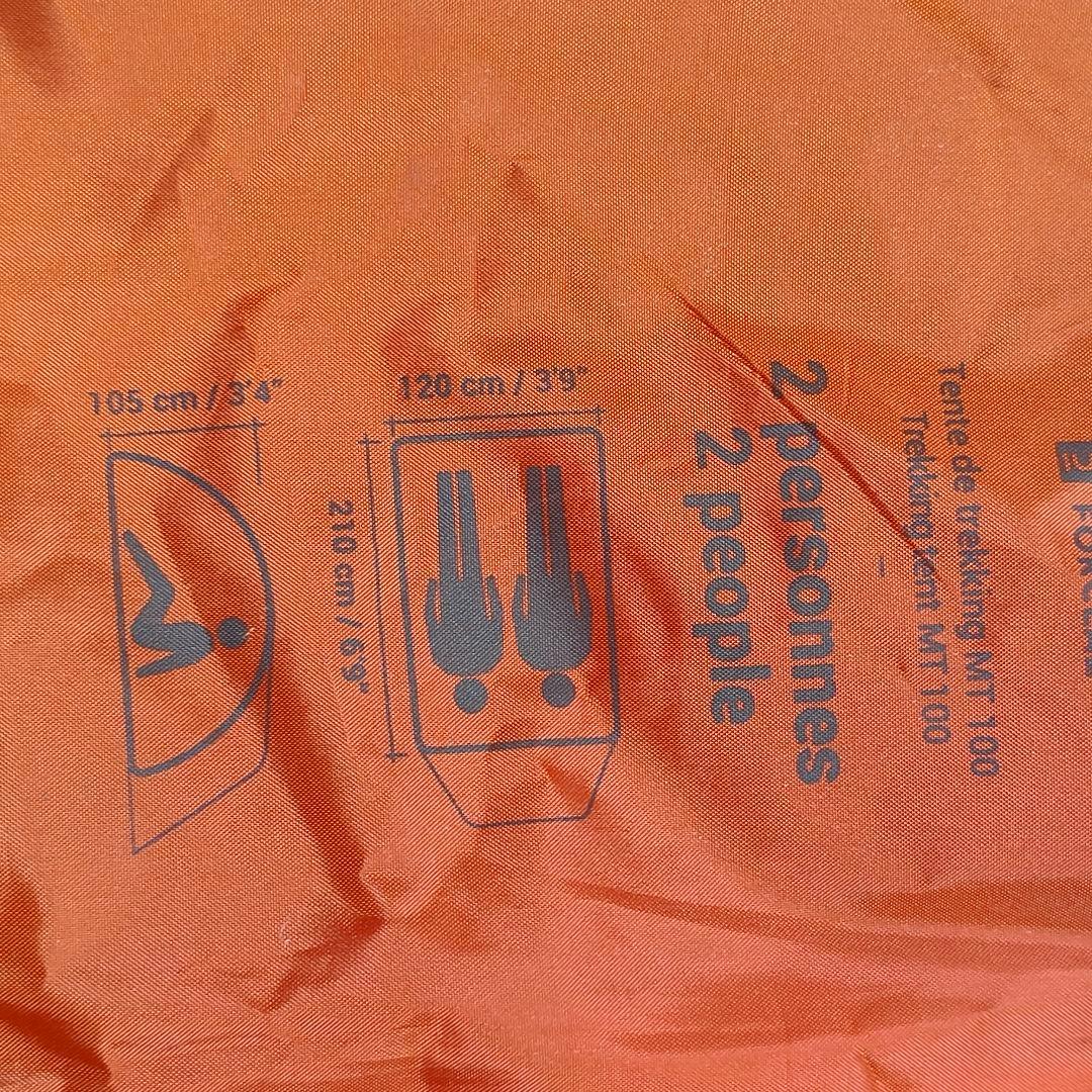 フォルクラ キャンプ トレッキング 3シーズン用 TREK 100 - 2人用