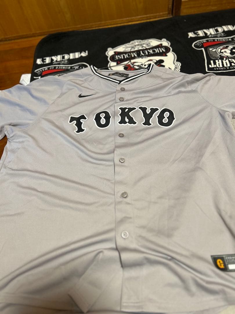 ジャイアンツ　中山礼都　ビジターユニフォーム