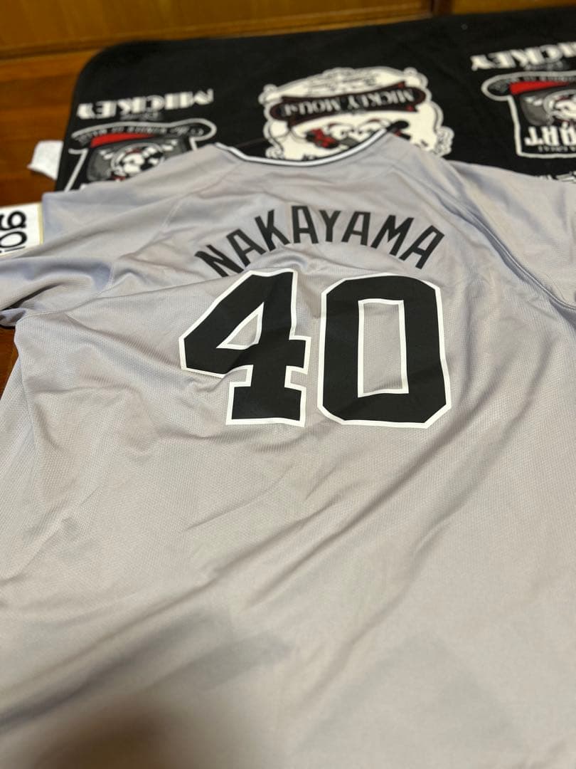 ジャイアンツ　中山礼都　ビジターユニフォーム