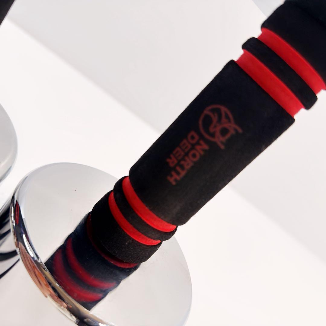 Northdeer　可変式スチール製　10kg　ダンベル　2個セット　鏡面仕上げ