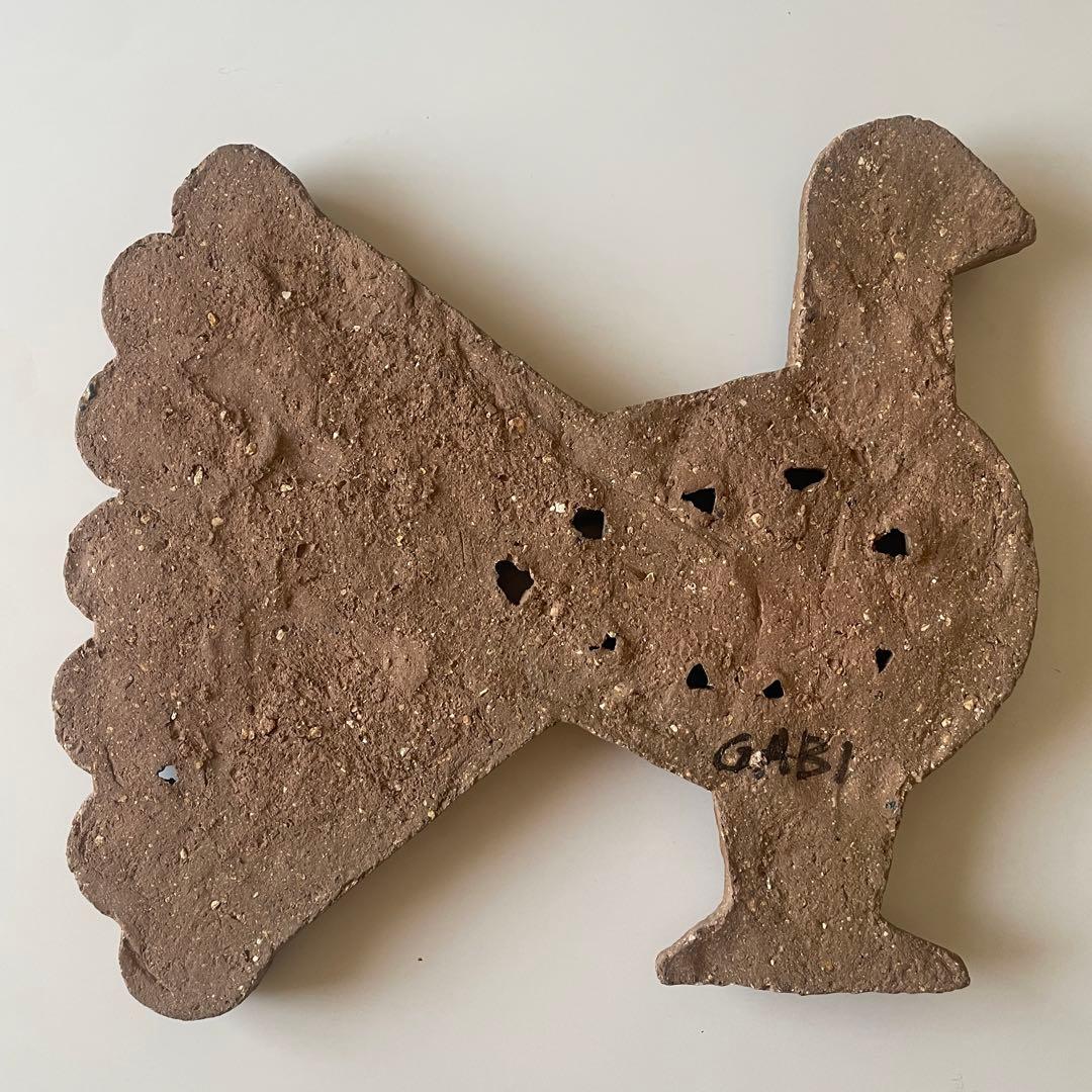 Gabi Citron-Tengborg 鳥の陶板 オブジェ 置物 北欧