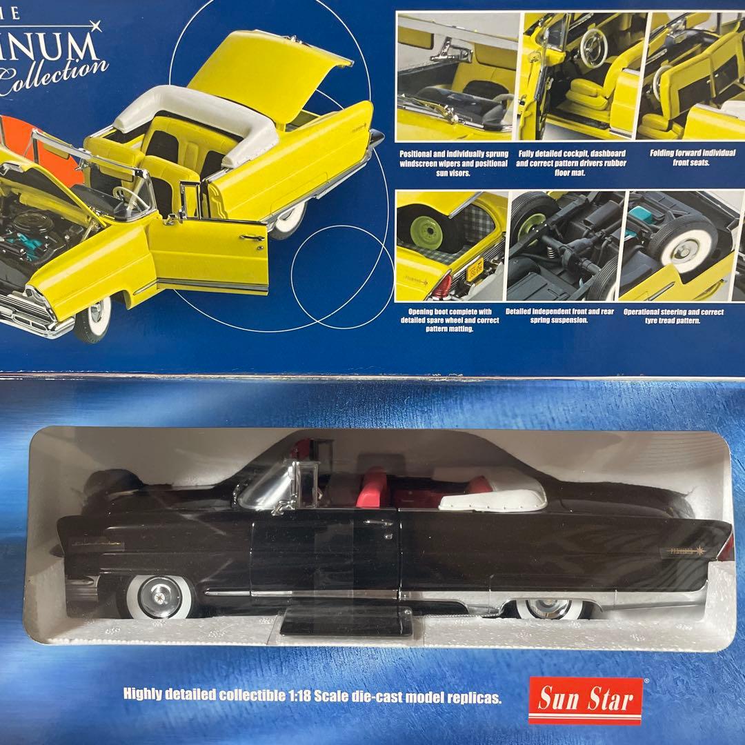 1956Lincoln premiere1/18 サンスター社　新品（黒）