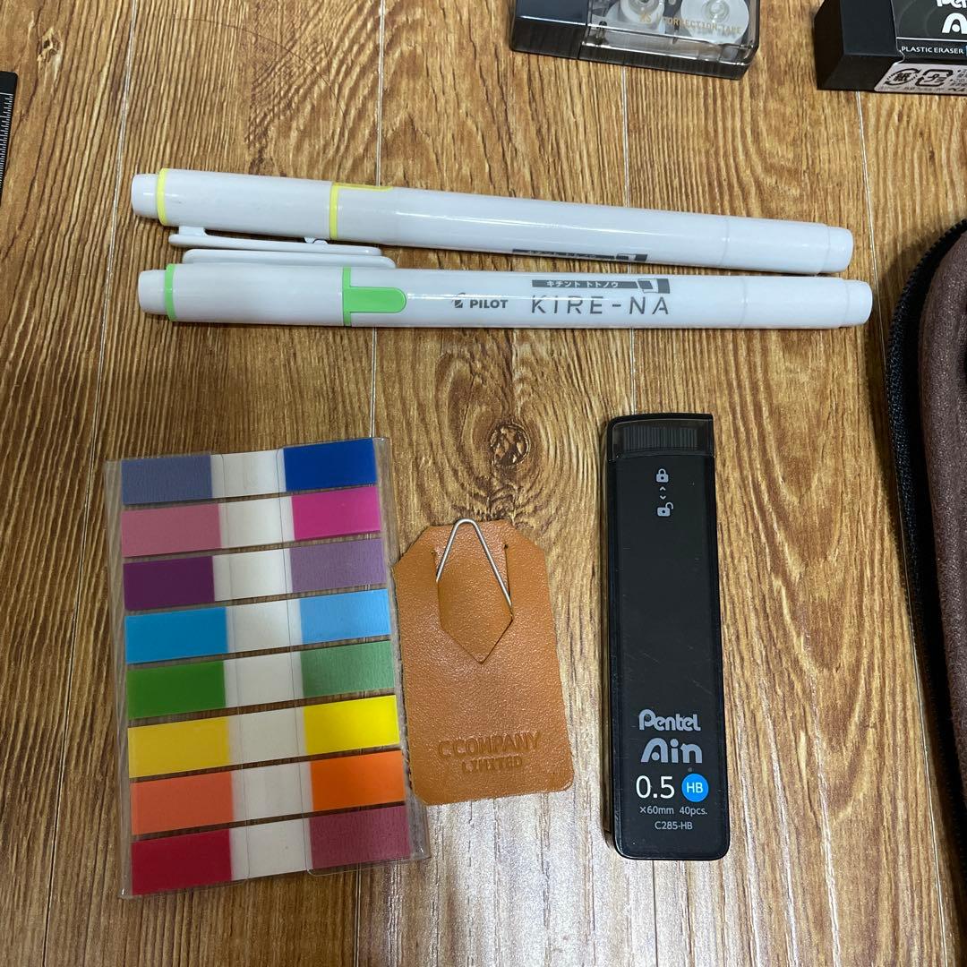 オクトフォールドペンケース＋筆記用具セット