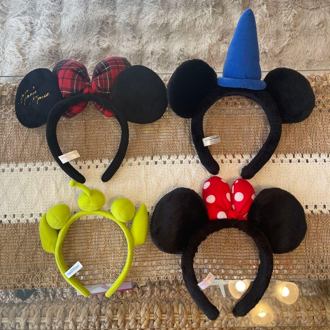 【廃盤品あり】ディズニー カチューシャ ミッキー ミニー リトルグリーンメン