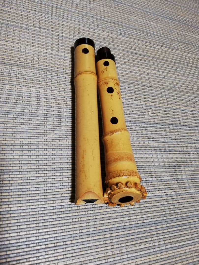 尺八本体 竹製 5穴49㌢1.6寸