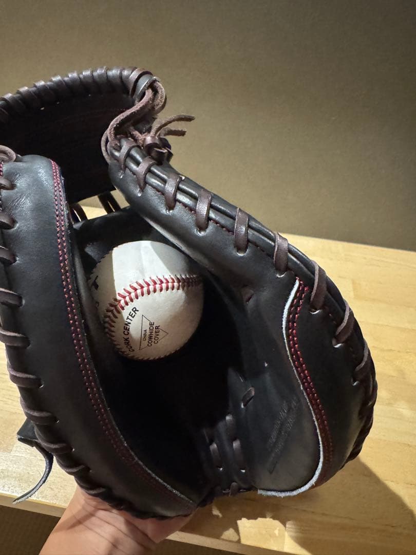 な*い様 お正月セール SSK プロエッジ 硬式キャッチャーミット ブラック×茶