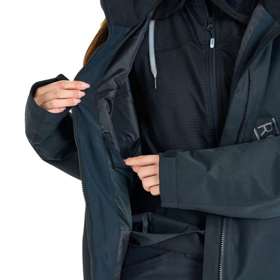 ROXY ブラック スノーボードジャケット