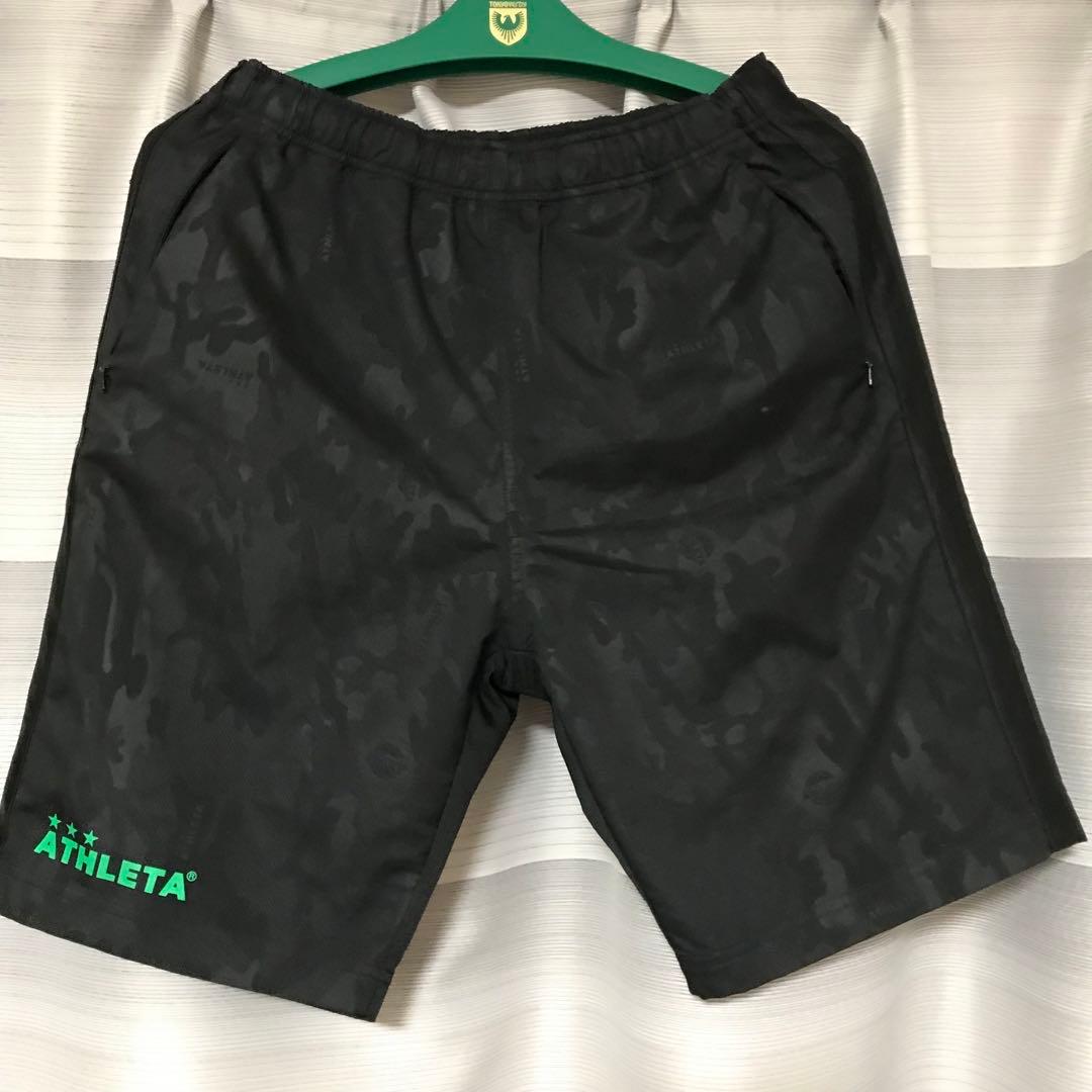 東京ヴェルディ×ATHLETA　迷彩柄 ポロシャツ＋ハーフパンツ　Oサイズ