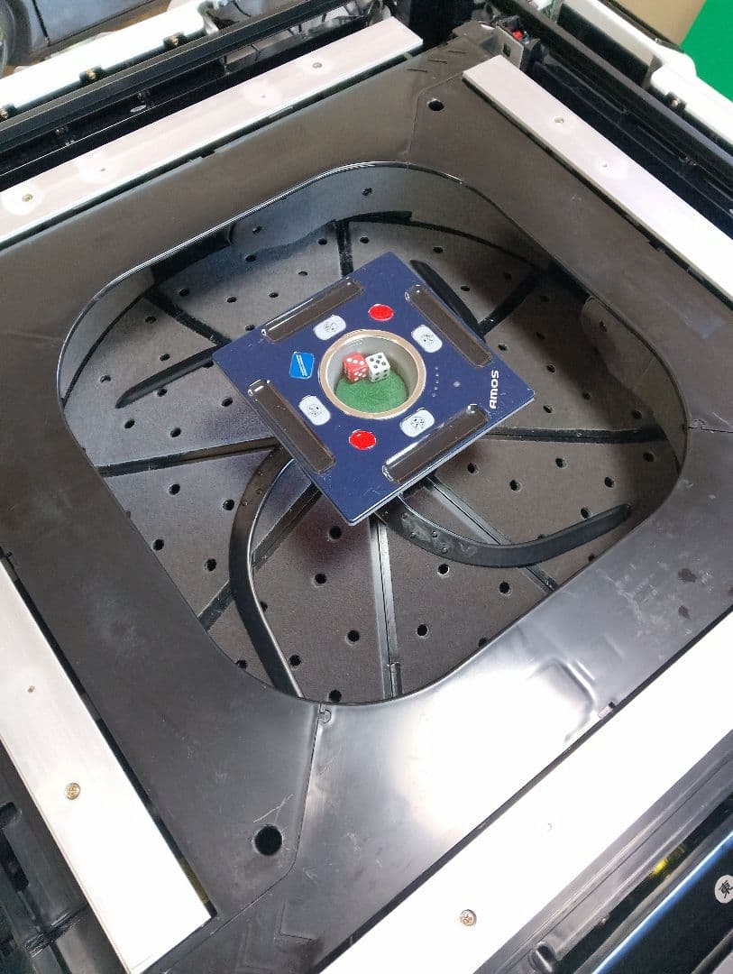 全自動麻雀卓AMOS JP-EXカラー28ミリ 美品！折り畳み脚マット新品