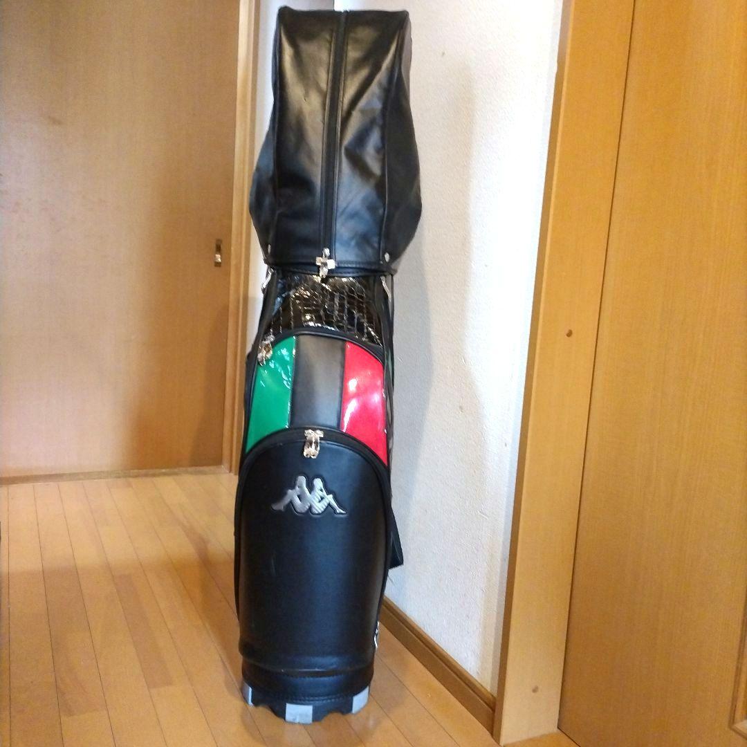 Kappa ITALIA キャディバッグ ブラック/グリーン/レッド