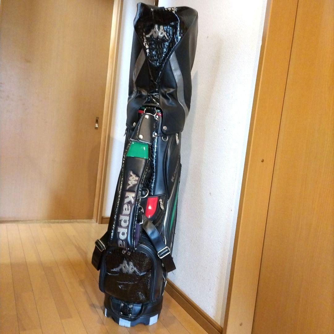 Kappa ITALIA キャディバッグ ブラック/グリーン/レッド